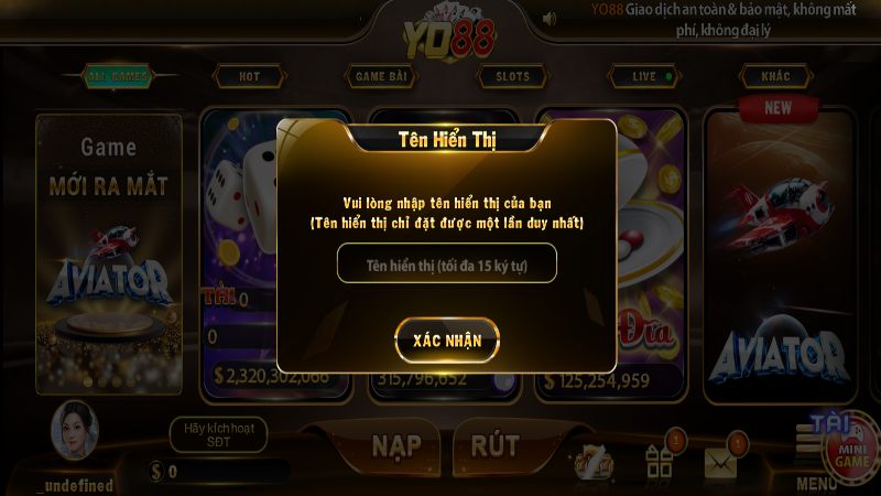 dang nhap yo88 3 Thực hiện đăng nhập dễ dàng